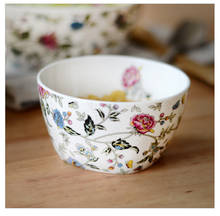 5.5 inch, fine bone china floral small bowl, chinese rice bowls ceramic, kitchen bowl porcelain, ice cream bowl, for cooking 2024 - buy cheap