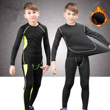 Winter Thermal Underwear Set Children Warm Thermo Underwear Homme Masculino Long Johns Boys Girls Lucky Johns Fitness Quick Dry 2024 - buy cheap