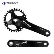 Prowheel-piñones de manivela para bicicleta de montaña, accesorio con orificio cuadrado de 170/75mm, 30/32/34/36/38/40/42/44/46/48/50/52T, 104BCD, piezas para MTB 2024 - compra barato