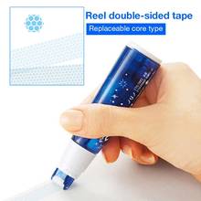 Affordable Adhesive Tape Dispenser Double Sided Tape Holder Dispensing Plastic Stationery Reel Dot Glue School Students Supplies 2024 - buy cheap