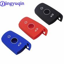 jingyuqin Remote Silicone 3 Buttons Key Cover Case Protect Fob For BMW 3 series 5 series X1 X3 X5 X6 Smart Key Case 2024 - buy cheap