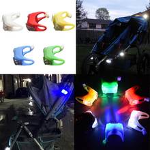 Outdoor Night Baby Stroller Remind Lights Caution Lamp LED Flash Infant Waterproof Security Alert Accessories Hook Flash Prams 2024 - buy cheap