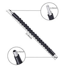 1pc Flexible Extension Screwdriver Bits Holder Magnetic 1/4 inch Hex Shank Shaft，Flex Adapter W/Extend Quick Connect Drive Shaft 2024 - buy cheap
