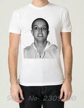 Camiseta masculina de algodão, gola redonda, manga curta, casual, hip hop 2024 - compre barato