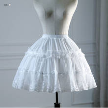 Conjunto de 2 Crinolines para vestido de novia, enaguas de encaje de alta calidad, para Cosplay, 100% 2024 - compra barato
