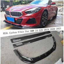 For BMW Z4 G29 2019 2020 2021 REAL Carbon Fiber Front Bumper Diffuser Lip Spoiler Side Body Skirt High Quality Car Accessories 2024 - buy cheap