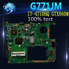 Amazoon  G771JM Laptop motherboard For Asus G771JM G771JW G771J G771 Test original mainboard I7-4710HQ/4720HQ GTX860M-2G/4G EDP 2024 - buy cheap