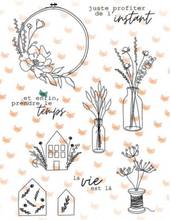 French Garland  Clear Stamp Transparent seal for DIY scrapbooking/Card Making  c644 2024 - buy cheap