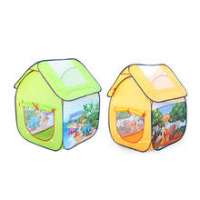 Children's Tent Indoor Outdoor Play House Ocean Ball Pool Detachable Folding Cartoon Animal Ocean Dinosaur Baby Tent Toy 2024 - buy cheap