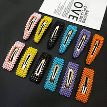 colorful bead hair pin clip hair accessories for women headpiece tiara hair decoration jewelry barette 2024 - buy cheap