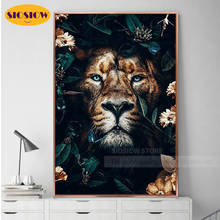 5d diy pintura inteiramente com diamantes quadrado leão cabeça 3d bricolagem conjunto de ponto de cruz animal bordado decoração da sala de estar casa 2024 - compre barato