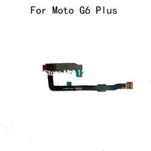 Bestzero cabo flex para botão home moto g6, chave com sensor de toque e identificação de impressão digital (teclas domésticas), peças de reparo para celular motorola g6 plus 2024 - compre barato