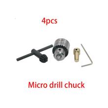 Micro Drill Chucks Motor Jaw Clamping 0.3-4mm Cone Mounted Spindle 3.17mm Shaft 2024 - buy cheap