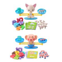 Montessori Math Toy Digital Monkey Balance Scale Educational Math Penguin Balancing Scale Number Board Game Kids Learning Toys 2024 - buy cheap