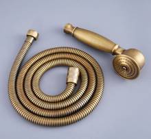 Chuveiro de bronze, telefone, mão, 1.5 m, com mangueira, economia de água, conjunto de chuveiro nhh119 2024 - compre barato