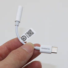 Huawei-cabo de áudio tipo c, entrada usb, para fones de ouvido de 3.5mm, adaptador para huawei p10, p20 pro, mate 10 pro e 20 2024 - compre barato