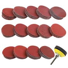 140Pcs 2 Inch Sanding Discs Pad Kit for Drill Grinder Rotary Tools with 1/4 Inch Backer Plate Shank and Soft Foam Buffering Pad 2024 - buy cheap