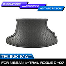 Alfombra antibarro para Nissan x-trail Rogue, cubierta para maletero trasero, 2001, 2002, 2003, 2004, 2005, 2006 2024 - compra barato