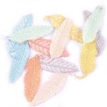 10Pcs Glitter Feather Patches Lace Appliques For DIY Clothes Hairpin Headwear Decoration Craft Stickers Sewing Accessories c3014 2024 - buy cheap