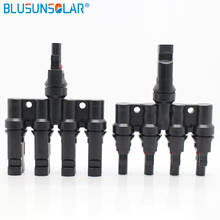 IP67 4 in 1 T Branch SOLAR PV Connector With  Certification 100% PP0  Solar Cable Connector for Photovoltaic System 2024 - buy cheap