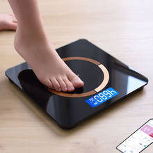 Very Nice Bluetooth Floor Scales Smart Bathroom Weight Scale Body Balance Connected Body Fat Mi Scale For Body Analyzer Fat BMI 2024 - buy cheap