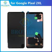 Pantalla LCD OLED para Google Pixel 2XL, Digitalizador de pantalla táctil de pantalla LCD para Google Pixel2XL, montaje de teléfono, prueba de reemplazo 2024 - compra barato