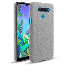 Cloth Cases For LG Q60 K50 Case Slim Retro Cloth Hard Cover For Lg Q60 Q 60 K50 K 50 For Lg Q60 Q 60 K12 Max K12 Prime LMX525BAW 2024 - buy cheap