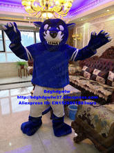Blue Leopard Blue Cougar Panther Pard Cheetah Panthera pardus Mascot Costume Character Cut The Ribbon Welcome Newcomers zx1475 2024 - buy cheap