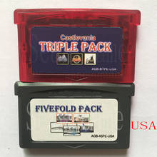 32 Bit USA Handheld Console Video Game Cartridge Card Triple Pack/Fivefold Pack Version the First Collection 2024 - buy cheap