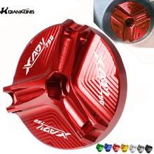 Tampa do tanque de combustível 20*2.5 cnc, copo de óleo de motor de motocicleta para honda xadv 750 refletor 2017 2018 2019 2016 2015 2024 - compre barato