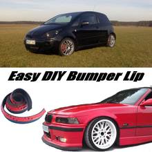 Bumper Lip Deflector Lips For Mitsubishi Front Spoiler Skirt For Car Tuning View Body Kit Wing strip, Front skirt, Colt front, role of spoiler, For Mitsubishi Colt 2024 - buy cheap