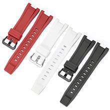 Soft Rubber Watchband Black White Red Special Interface Bracelet For G SHOCK GST-W300/100/S110/410/B100 Men's Strap 2024 - buy cheap