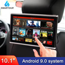 Smartour 10.1 inch Android Car Headrest Monitor Video 9.0 System IPS Touch Screen USB/SD/FM MP5 Video Player With DC 2024 - buy cheap