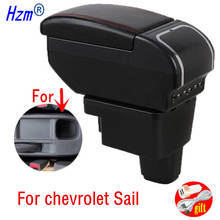 For chevrolet Sail Car Armrest box Center Console Storage Box with ashtray Cup holder USB Charging accessories 2010-2014 2024 - buy cheap