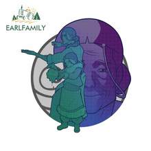 Автомобильные наклейки и Переводные картинки EARL FAMILY, 13 см х 12,4 см, для семьи катаны, водонепроницаемые украшения на лобовое стекло, бампер, JDM, фургон, RV 2024 - купить недорого