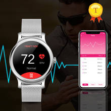 Высококачественные умные часы с Bluetooth и круглым циферблатом, мониторинг сердечного ритма, кровяного давления, спортивные фитнес-трекер для мужчин 2024 - купить недорого