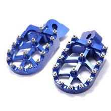 Motorcycle Aluminum FootRest Foot Pegs Footpegs Pedals For Husqvarna CR SM SMR TC TE TXC WR 50 100 150 250 350 450 550 610 99-13 2024 - buy cheap