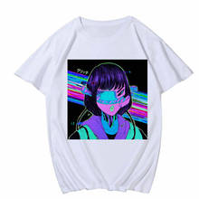 Aesthetic Clothes Japan Comic Print Tshirt Funny T Shirt Sweet Girl Hip Hop T-Shirt Punk Cartoon Casual Tops Short Sleeve 2024 - buy cheap