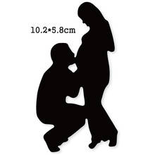 Father Kiss Pregnant Mother Metal Cutting Dies Stencils For DIY Scrapbooking Decorative Embossing 2020 New Handcraft Die Cuts 2024 - buy cheap