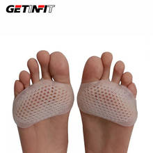 Getinfit-plantillas de Gel antideslizantes para pies, herramientas invisibles para el cuidado de los pies, almohadillas de cojín de medio patio, plantillas de zapatos, 1 par 2024 - compra barato
