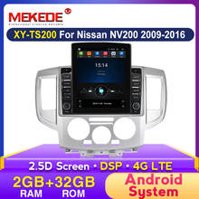 Mekede tesla ips screenn 9.7 polegada android rádio do carro estéreo gps carro multimídia para nissan nv200 2009-2016 wifi bt dsp 4g lte 32gb 2024 - compre barato