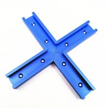 Woodworking Chute T Slot Cross Connector Guide Rail Electric Circular Saw Flip Table Table Saw Table Track Intersection Parts 2024 - buy cheap