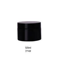 Bote de plástico negro para crema, recipiente de loción de 120ml, botella de mano y cuerpo para el cuidado de la piel Facial con tapa de plástico, 30 Uds., 120g 2024 - compra barato