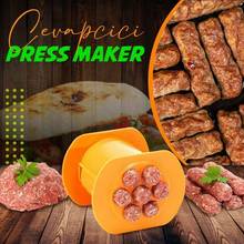 One Press Cevapcici Maker Burger Hot Dog Meat Sausage Kroketten Handmade Kitchen Easy Cooking Gadget 2024 - buy cheap