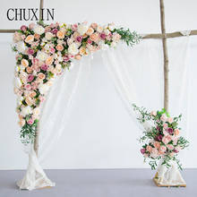 100cm Wedding decoration New Artificial Flower Row Flower Arrangement Wedding Hotel Decoration Photo Studio Photography 1Set 2024 - buy cheap