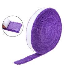 1 Reel 10M Towel Glue Grip Badminton Tennis Racket Overgrips Non-Slip Sweat Band Grip Tape Q84C 2024 - buy cheap