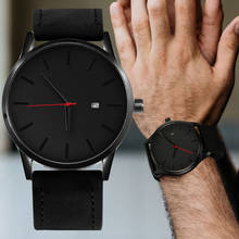 Relogio Masculino 2019 Quartz Watch Men Military Sport Wrist Watch Leather Strap Watches reloj Calendar Watches erkek kol saati 2024 - buy cheap