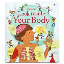 Uk inglês 3d look dentro de seu corpo aba livro educacional para crianças com mais de 100 para levantar capa dura 2024 - compre barato