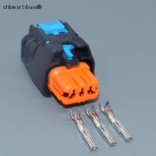 Shhworld-cabo de cablagem de plástico com 3 pinos para carro, acessório elétrico automotivo fêmea 13847082 2024 - compre barato