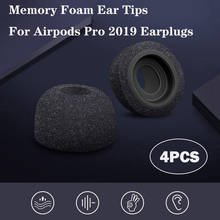 Memory Foam Replacement Ear Tips Buds For Apple Airp_ods Pro Headphones Black EarBuds Cover Earphone Sleeve Noise Reduction 2024 - buy cheap